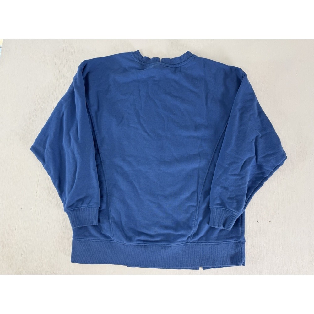 joy lab womens french terry USA Blue Crewnext Relaxed Fit Size Small 4th Of July - Picture 9 of 16